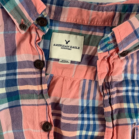 American Eagle Button Up T Shirt - Picture 2 of 4